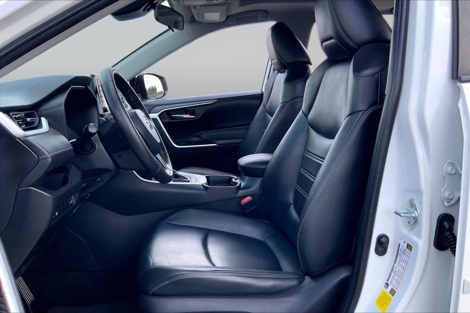 2021 Toyota RAV4 XLE Premium Blizzard Pearl at Sterling McCall Nissan