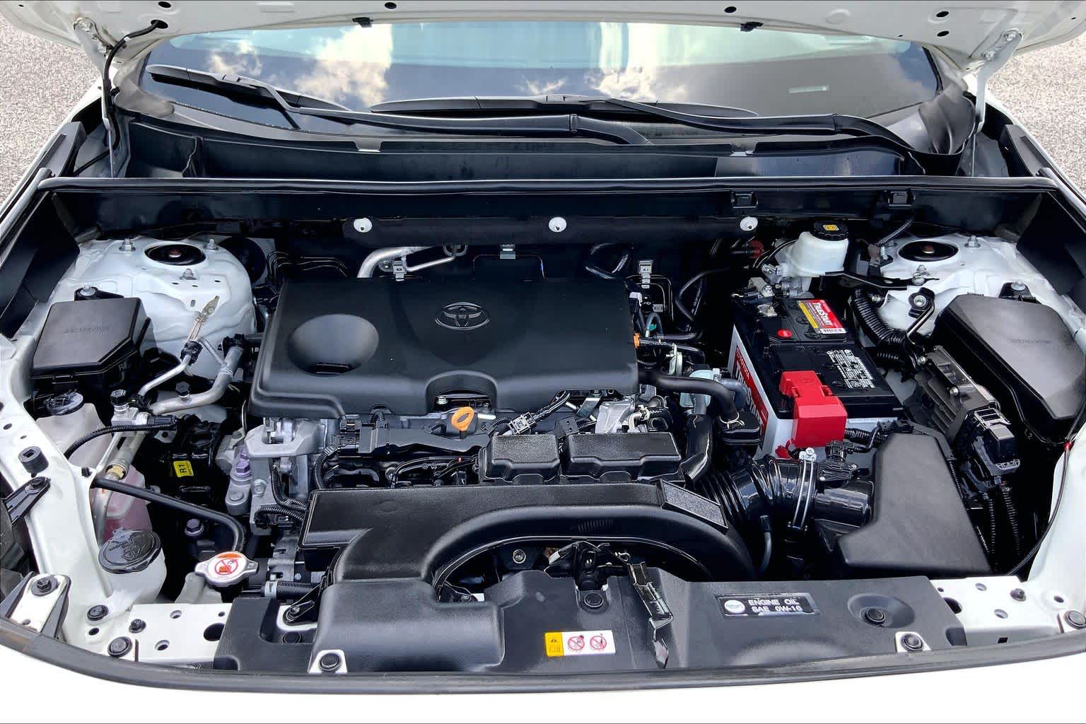 2021 Toyota RAV4 XLE Premium Blizzard Pearl at Sterling McCall Nissan