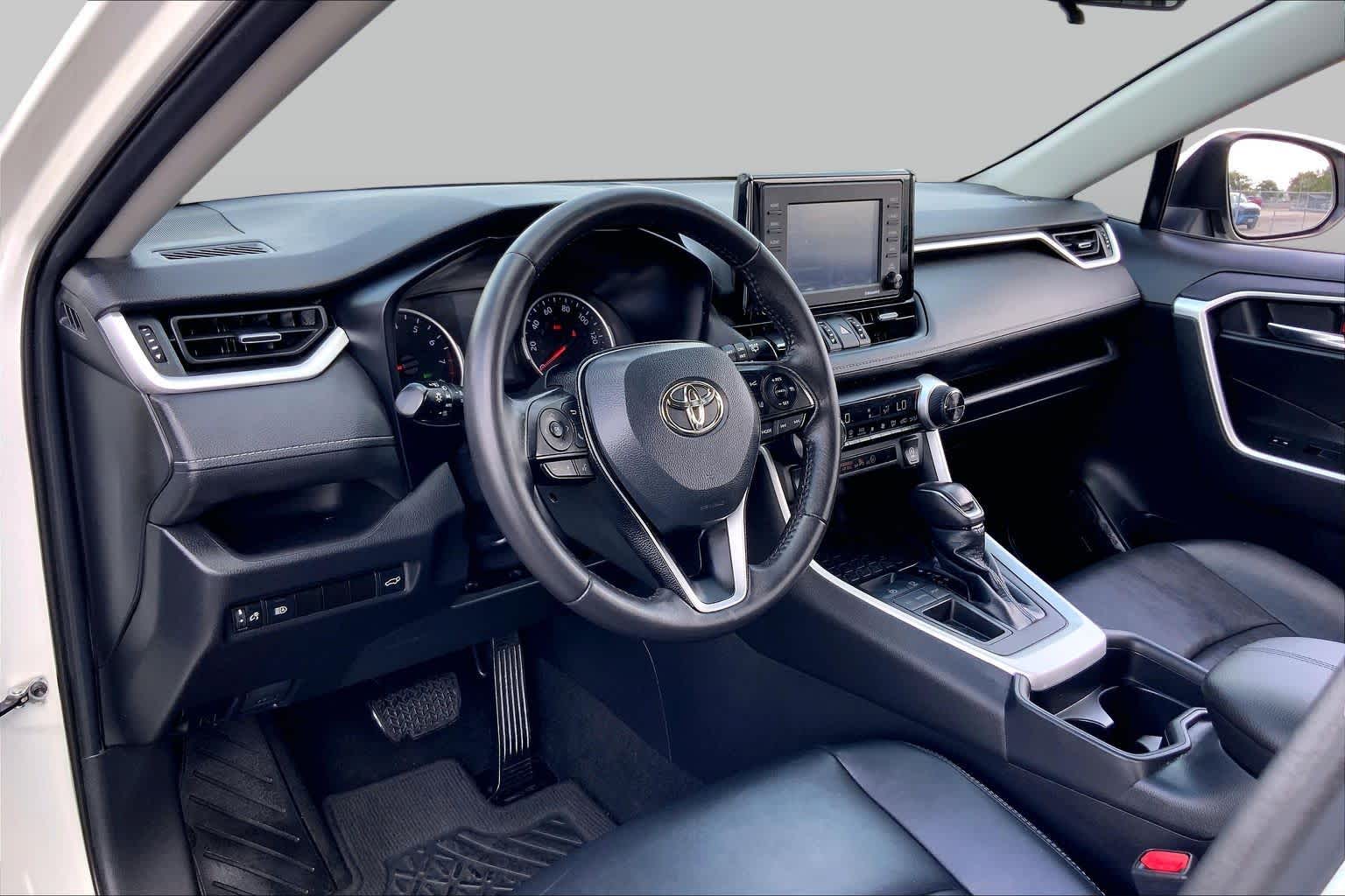 2021 Toyota RAV4 XLE Premium Blizzard Pearl at Sterling McCall Nissan