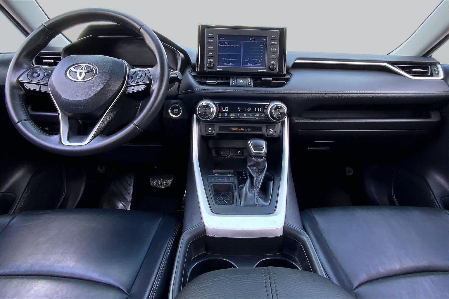 2021 Toyota RAV4 XLE Premium Blizzard Pearl at Sterling McCall Nissan