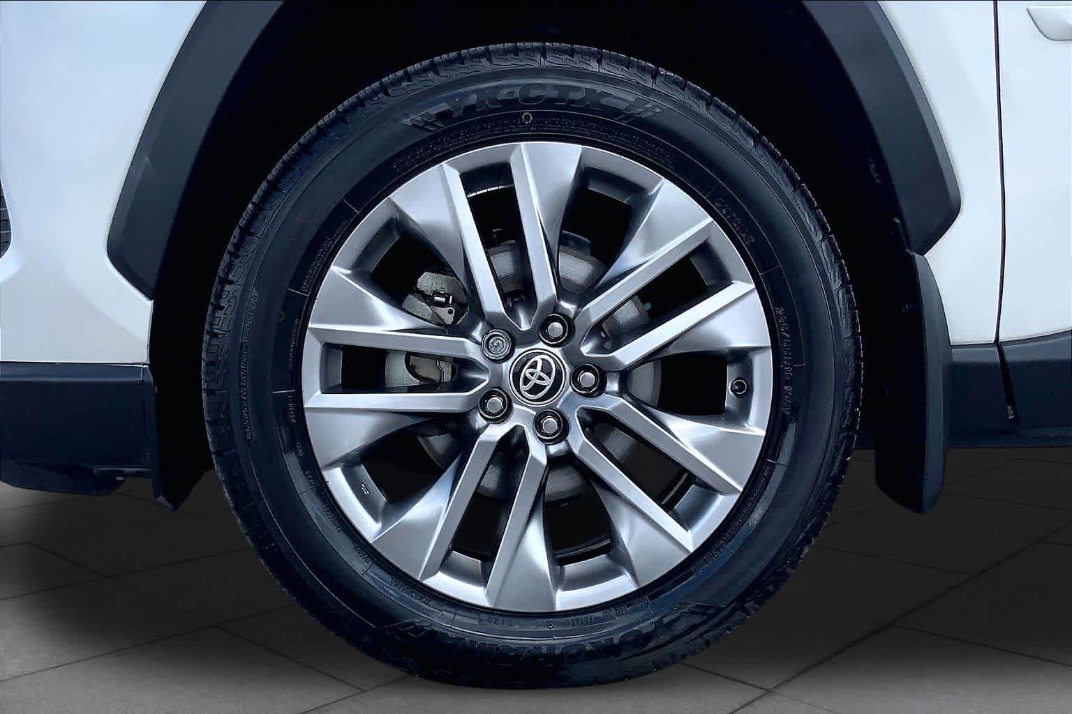 2021 Toyota RAV4 XLE Premium Blizzard Pearl at Sterling McCall Nissan