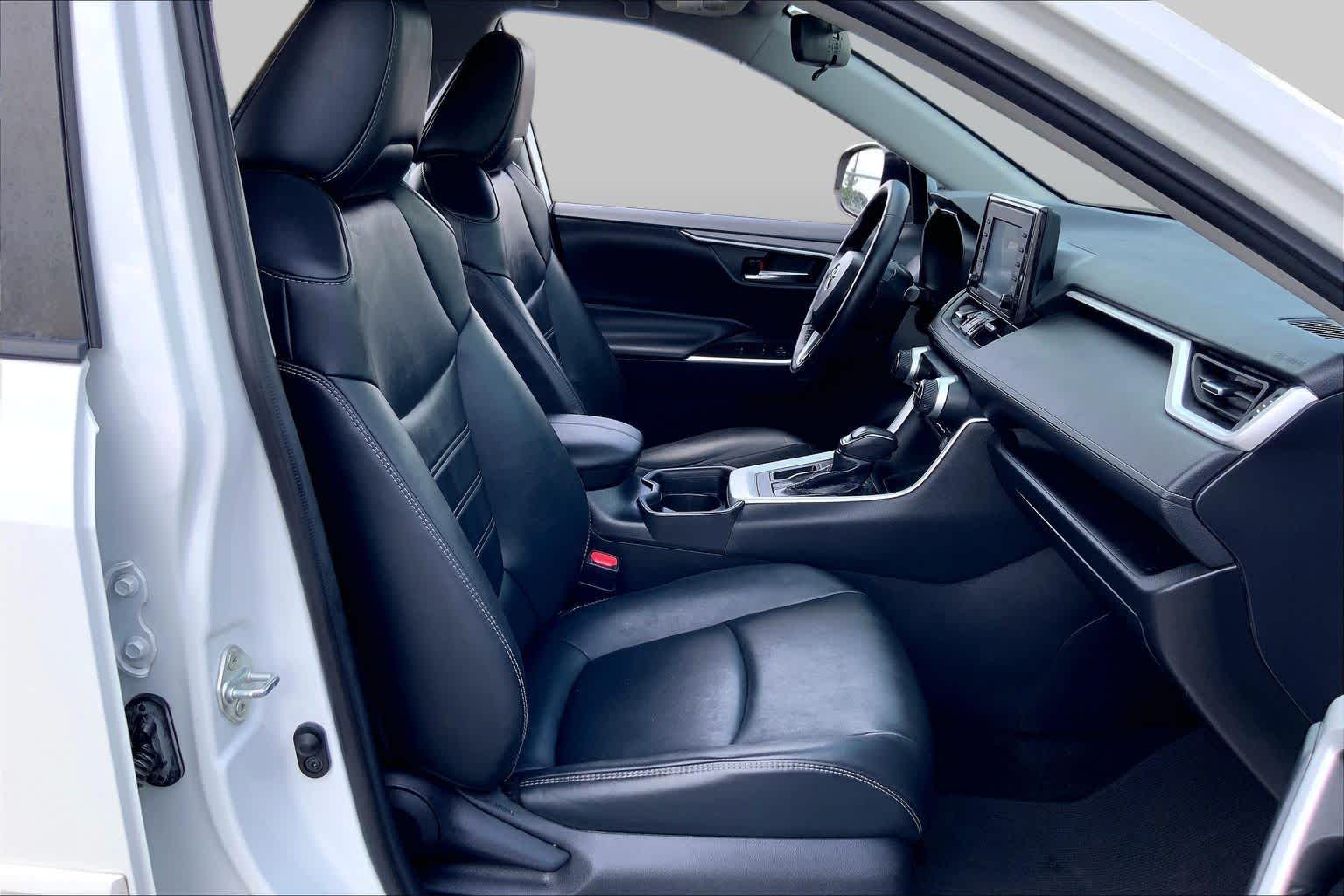 2021 Toyota RAV4 XLE Premium Blizzard Pearl at Sterling McCall Nissan