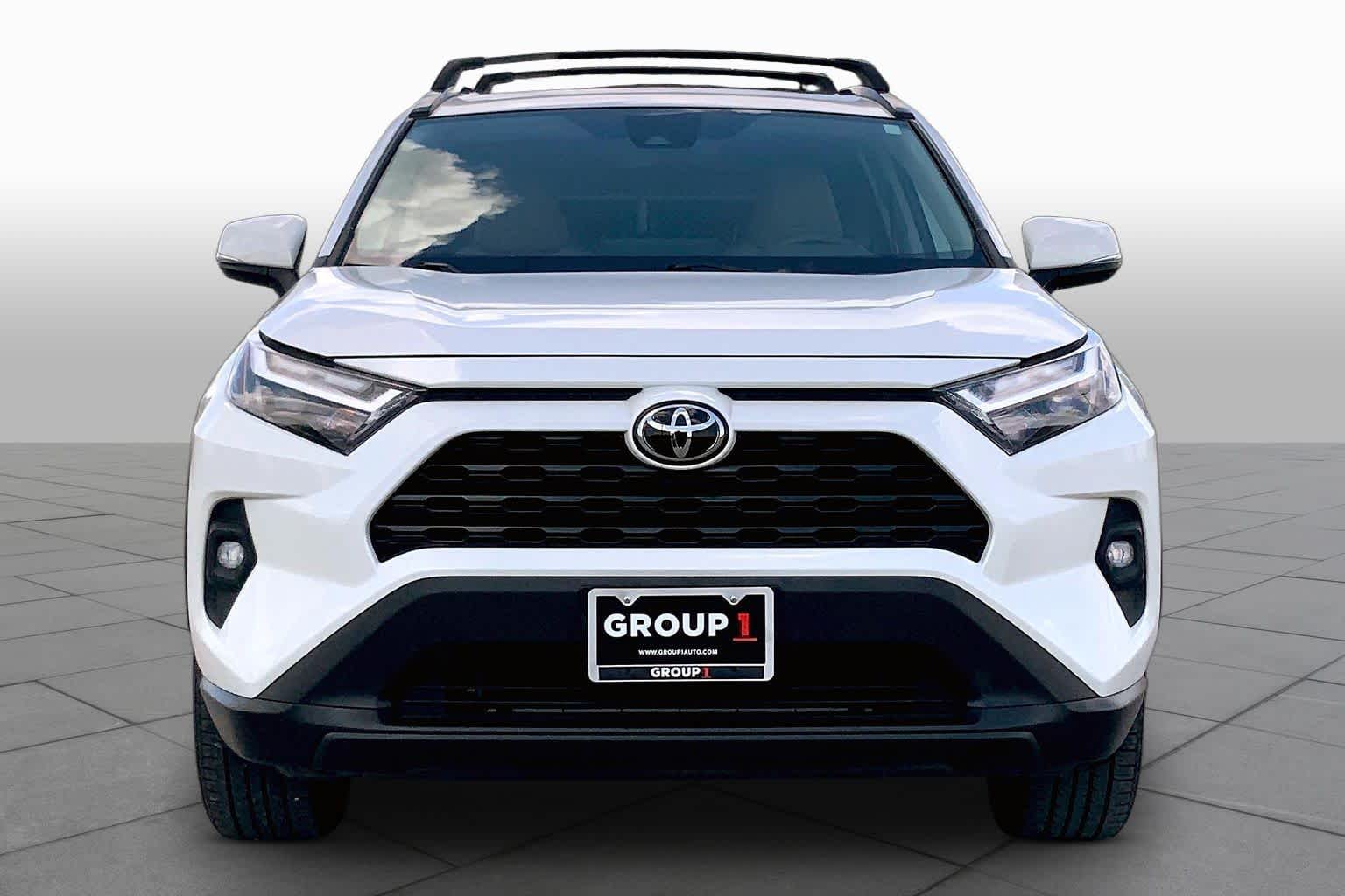 2022 Toyota RAV4 XLE Premium Blizzard Pearl at Mac Haik CDJR North Houston