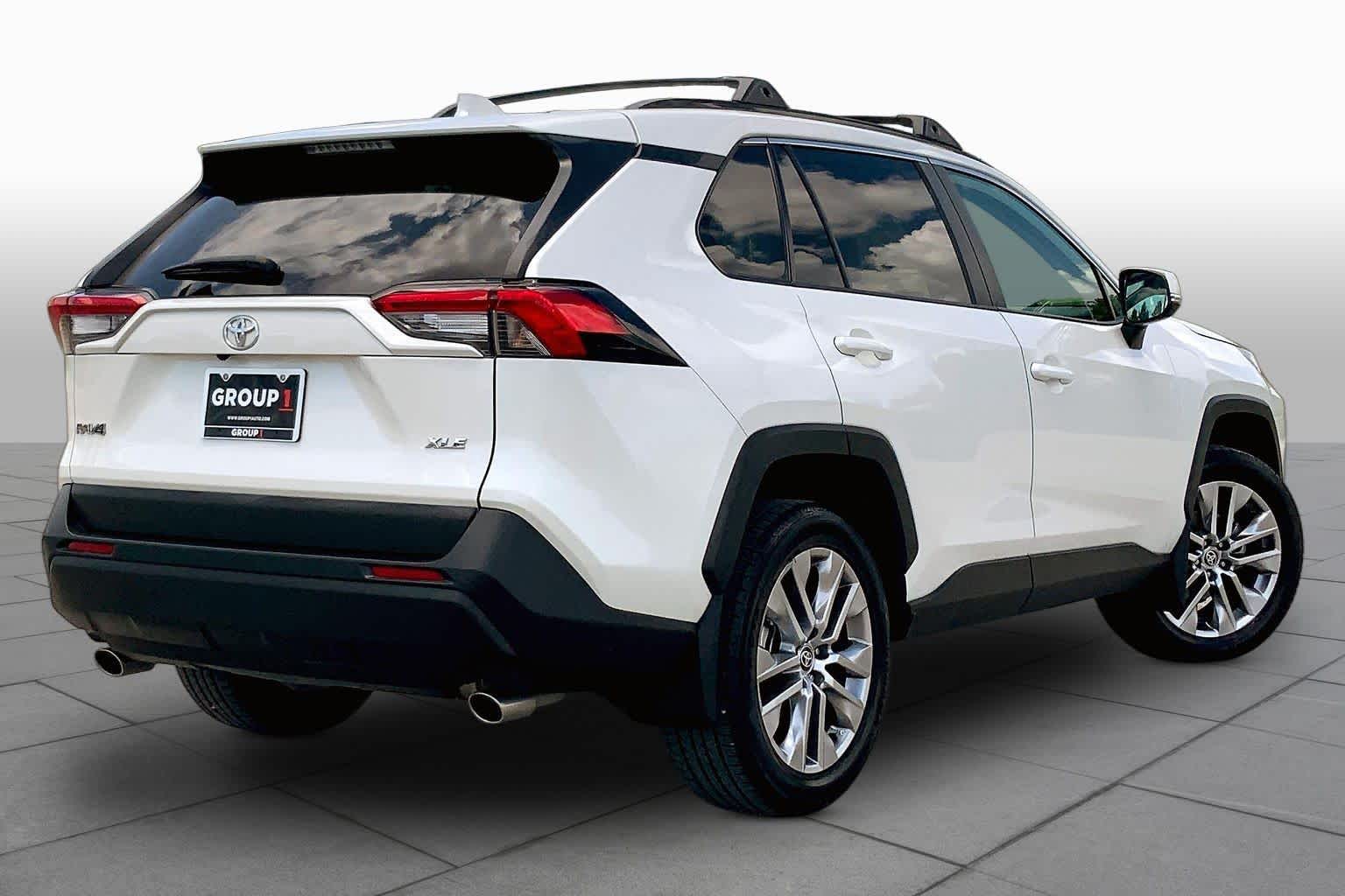 2022 Toyota RAV4 XLE Premium Blizzard Pearl at Mac Haik CDJR North Houston