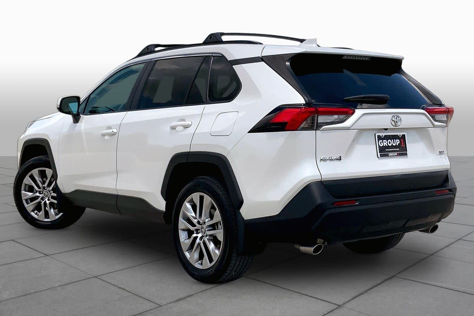 2022 Toyota RAV4 XLE Premium Blizzard Pearl at Mac Haik CDJR North Houston