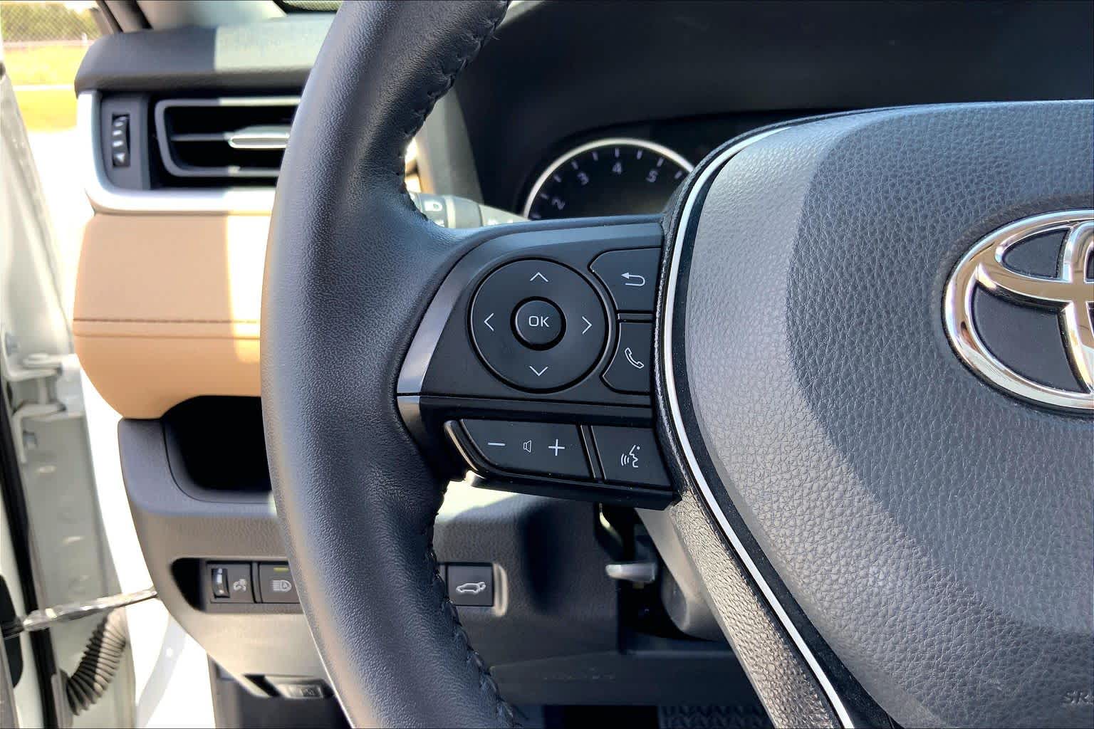 2022 Toyota RAV4 XLE Premium Blizzard Pearl at Mac Haik CDJR North Houston