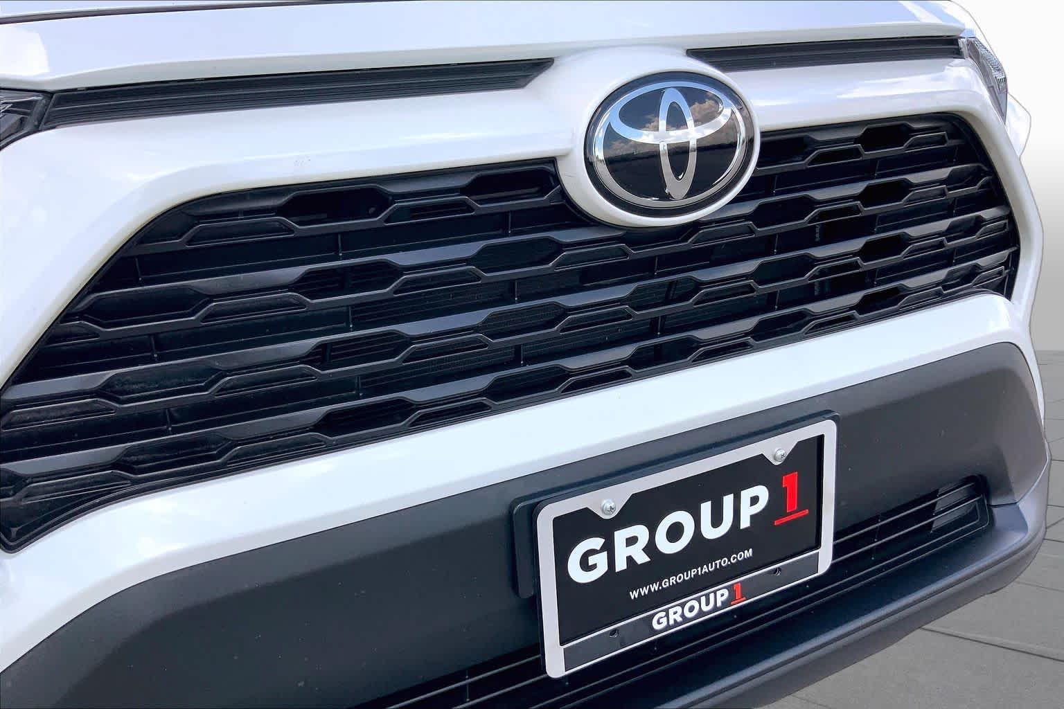 2022 Toyota RAV4 XLE Premium Blizzard Pearl at Mac Haik CDJR North Houston