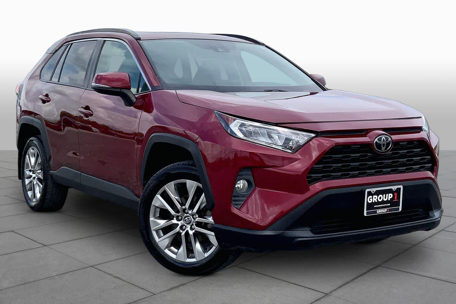2021 Toyota RAV4 XLE Premium Ruby Flare Pearl at Group 1 Toyota Southwest