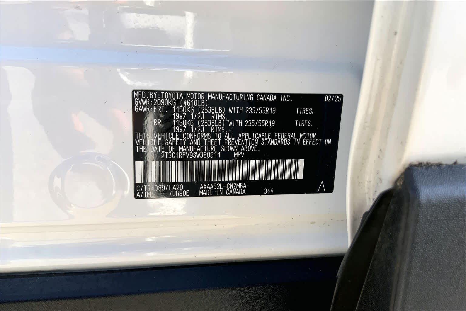2025 Toyota RAV4 XLE Premium Wind Chill Pearl at Group 1 Toyota Southwest