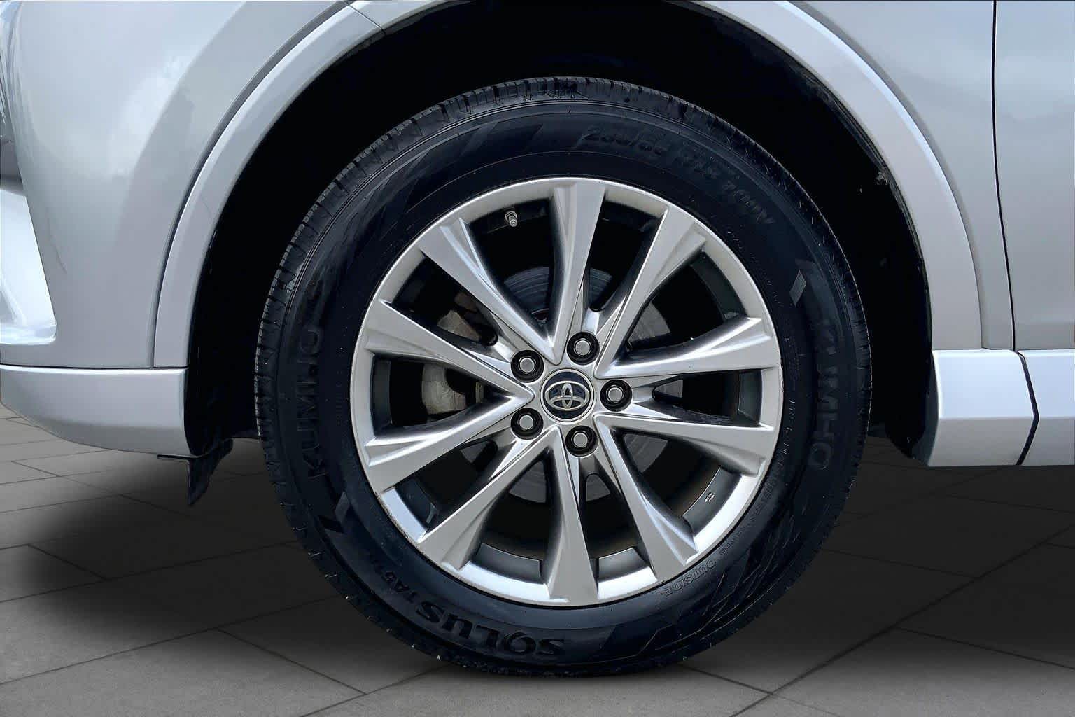 2017 Toyota RAV4 Platinum Silver Sky Metallic at Beck & Masten Kia