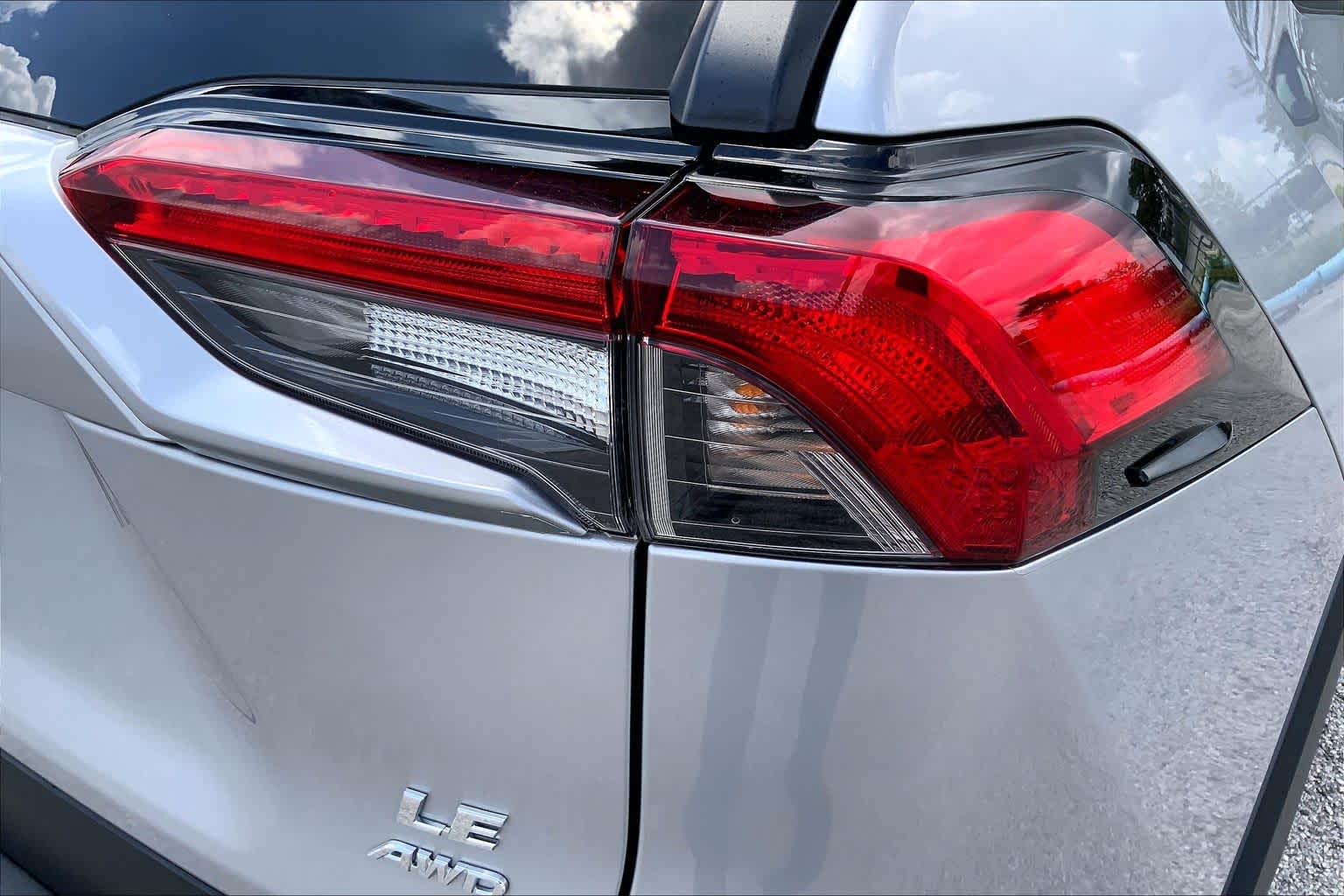 2024 Toyota RAV4 LE Silver Sky Metallic at Tomball Chrysler Dodge Jeep Ram