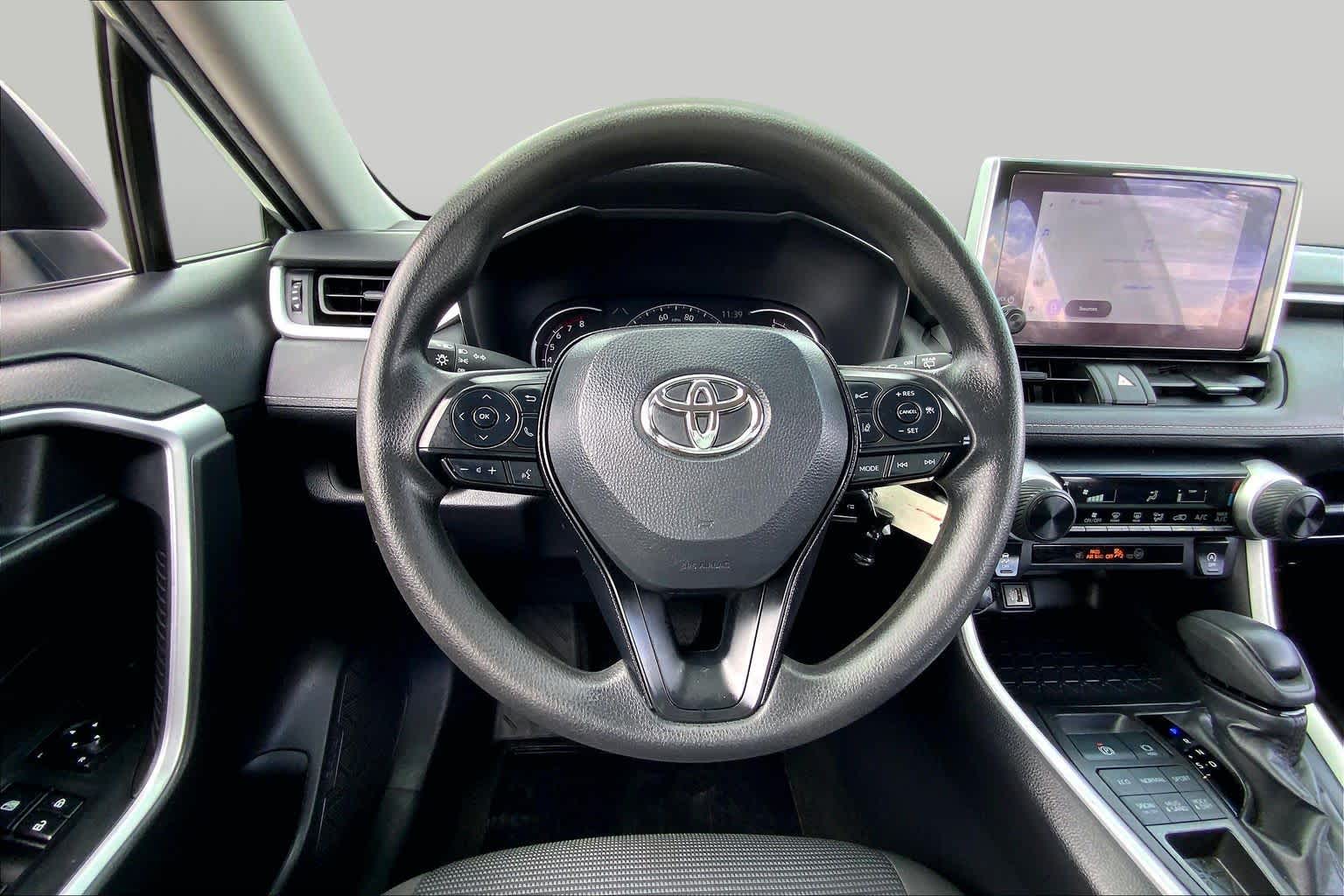 2024 Toyota RAV4 LE Silver Sky Metallic at Tomball Chrysler Dodge Jeep Ram