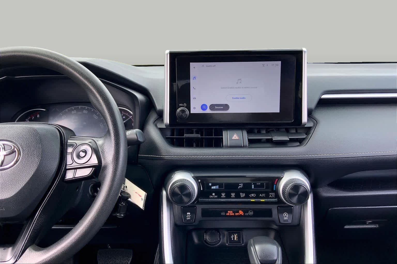 2024 Toyota RAV4 LE Silver Sky Metallic at Tomball Chrysler Dodge Jeep Ram