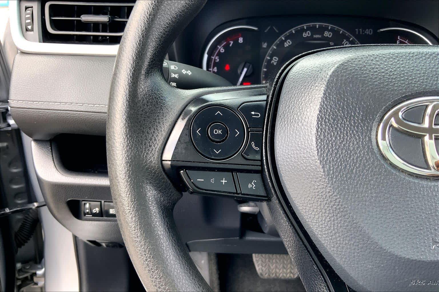 2024 Toyota RAV4 LE Silver Sky Metallic at Tomball Chrysler Dodge Jeep Ram