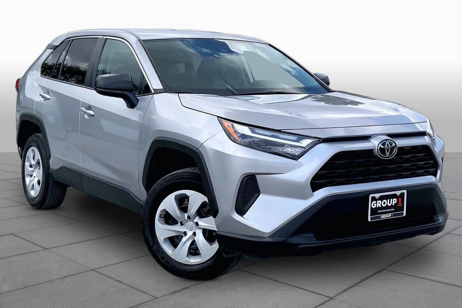 2024 Toyota RAV4 LE Silver Sky Metallic at Tomball Chrysler Dodge Jeep Ram