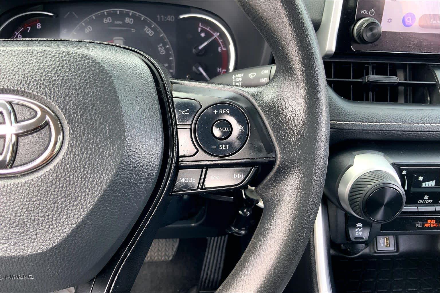 2024 Toyota RAV4 LE Silver Sky Metallic at Tomball Chrysler Dodge Jeep Ram