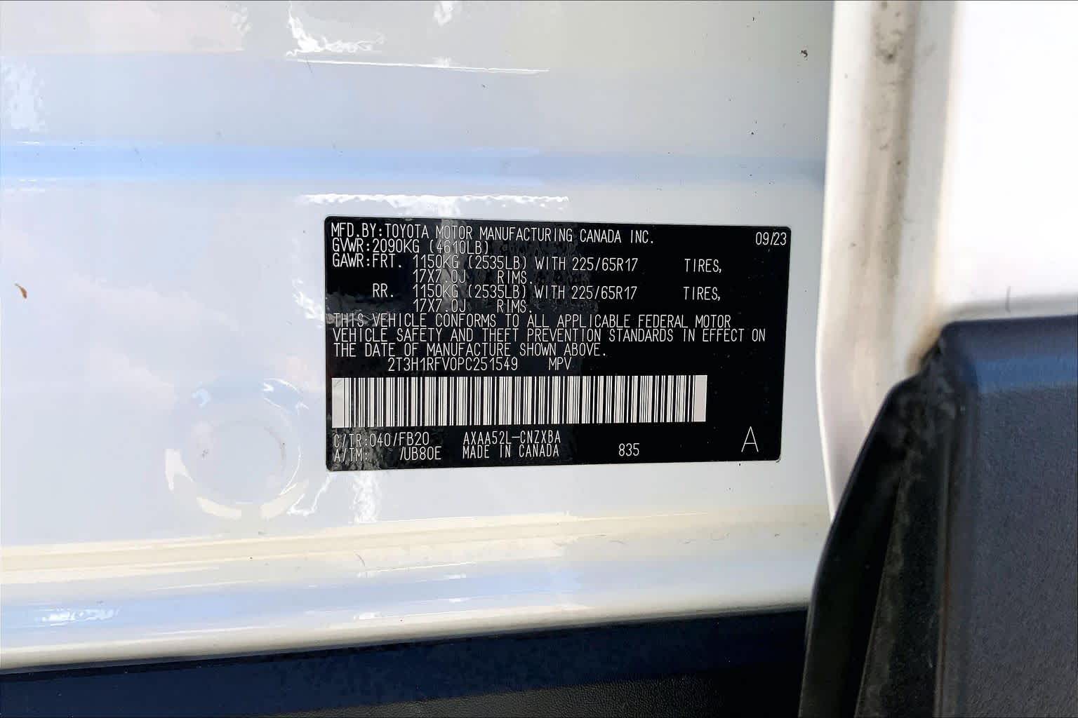 2023 Toyota RAV4 LE Ice Cap at Sterling McCall Nissan