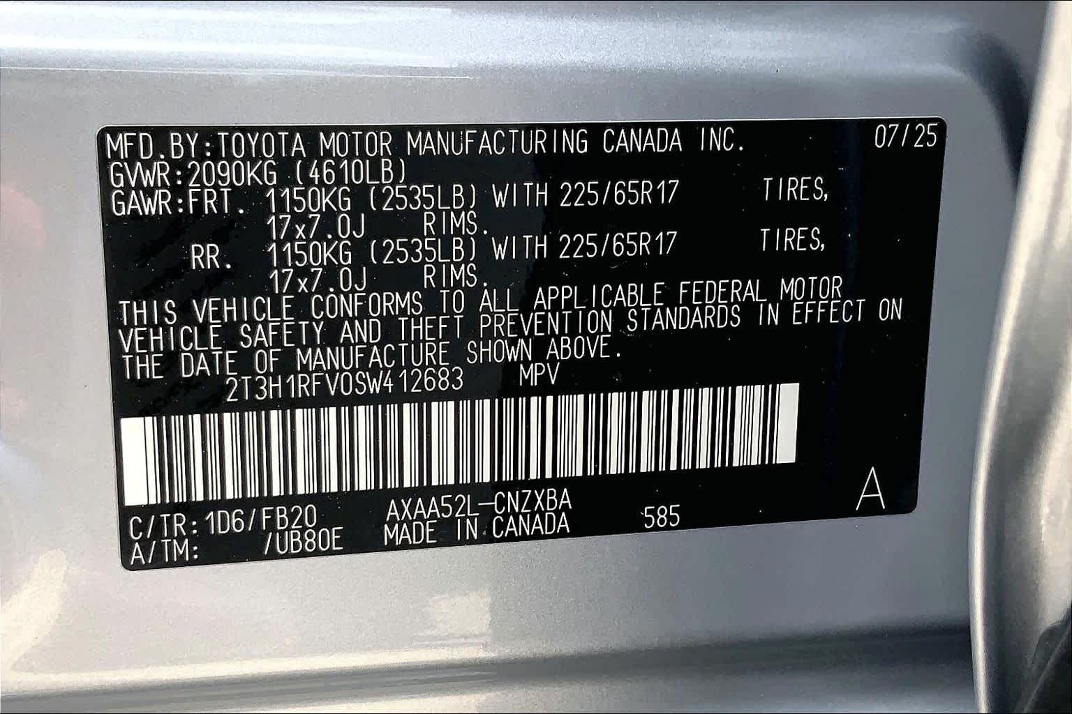2025 Toyota RAV4 LE Silver Sky Metallic at Group 1 Toyota Southwest