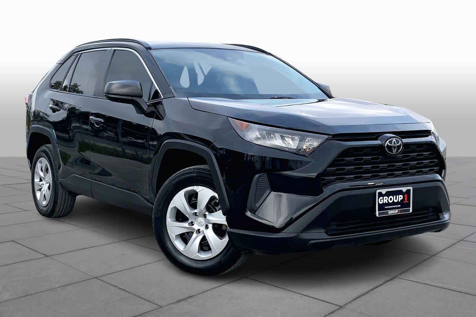 2021 Toyota RAV4 LE Midnight Black Metallic at Lexus Southwest Houston