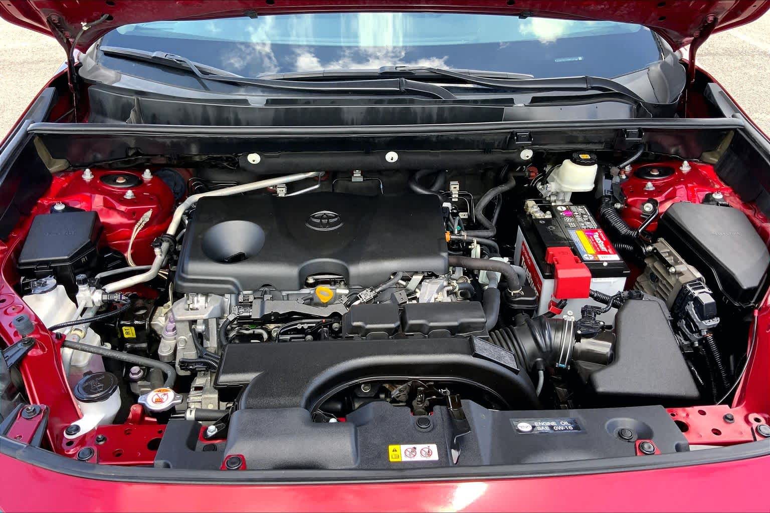 2021 Toyota RAV4 LE Ruby Flare Pearl at Group 1 Toyota Southwest