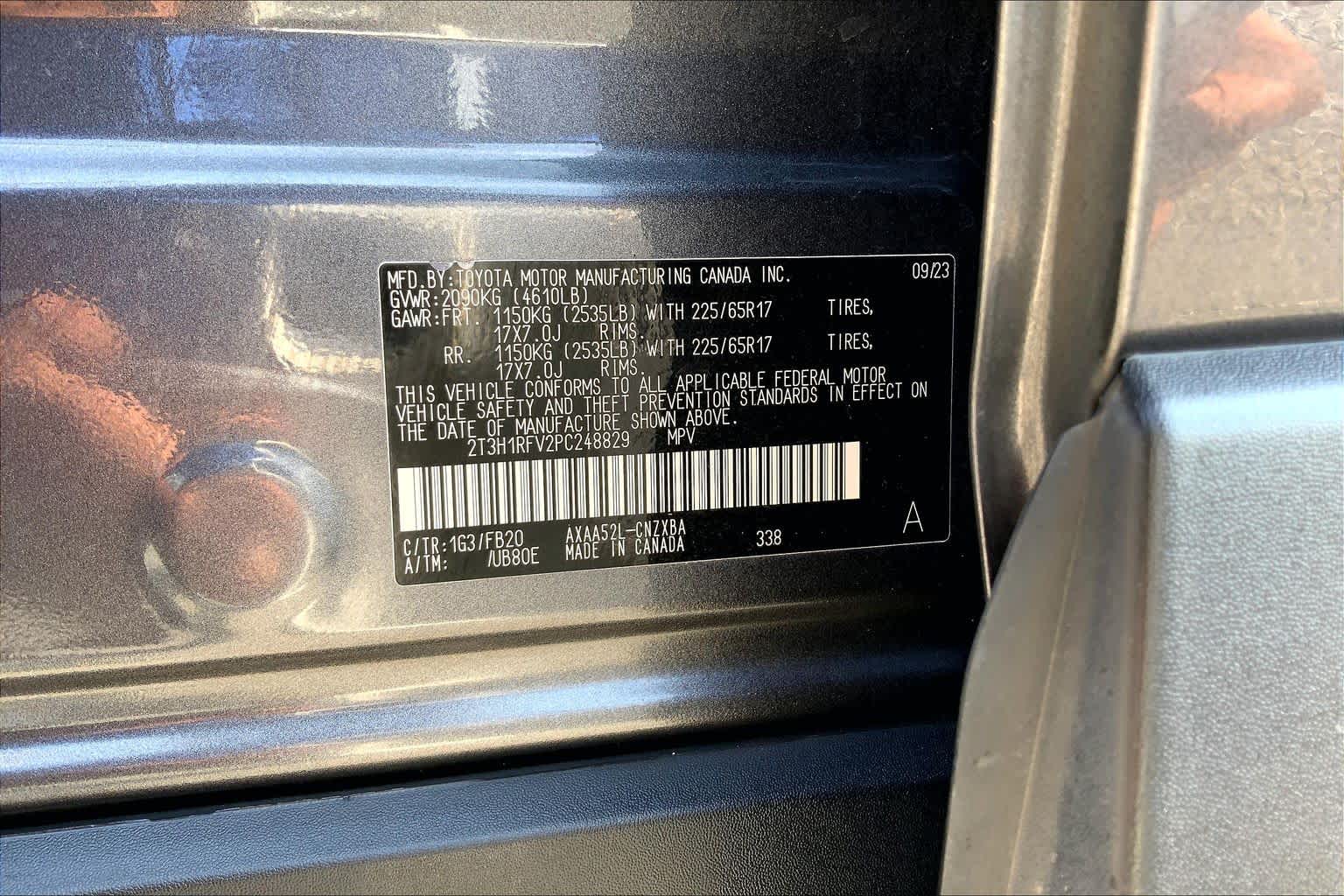 2023 Toyota RAV4 LE Magnetic Gray Metallic at Sterling McCall Nissan