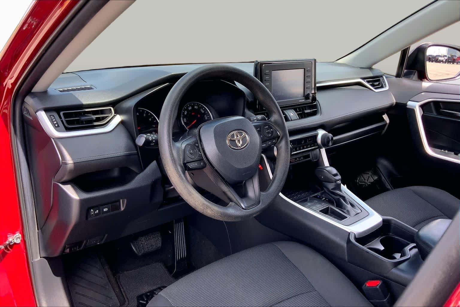 2021 Toyota RAV4 LE Ruby Flare Pearl at Group 1 Toyota Southwest