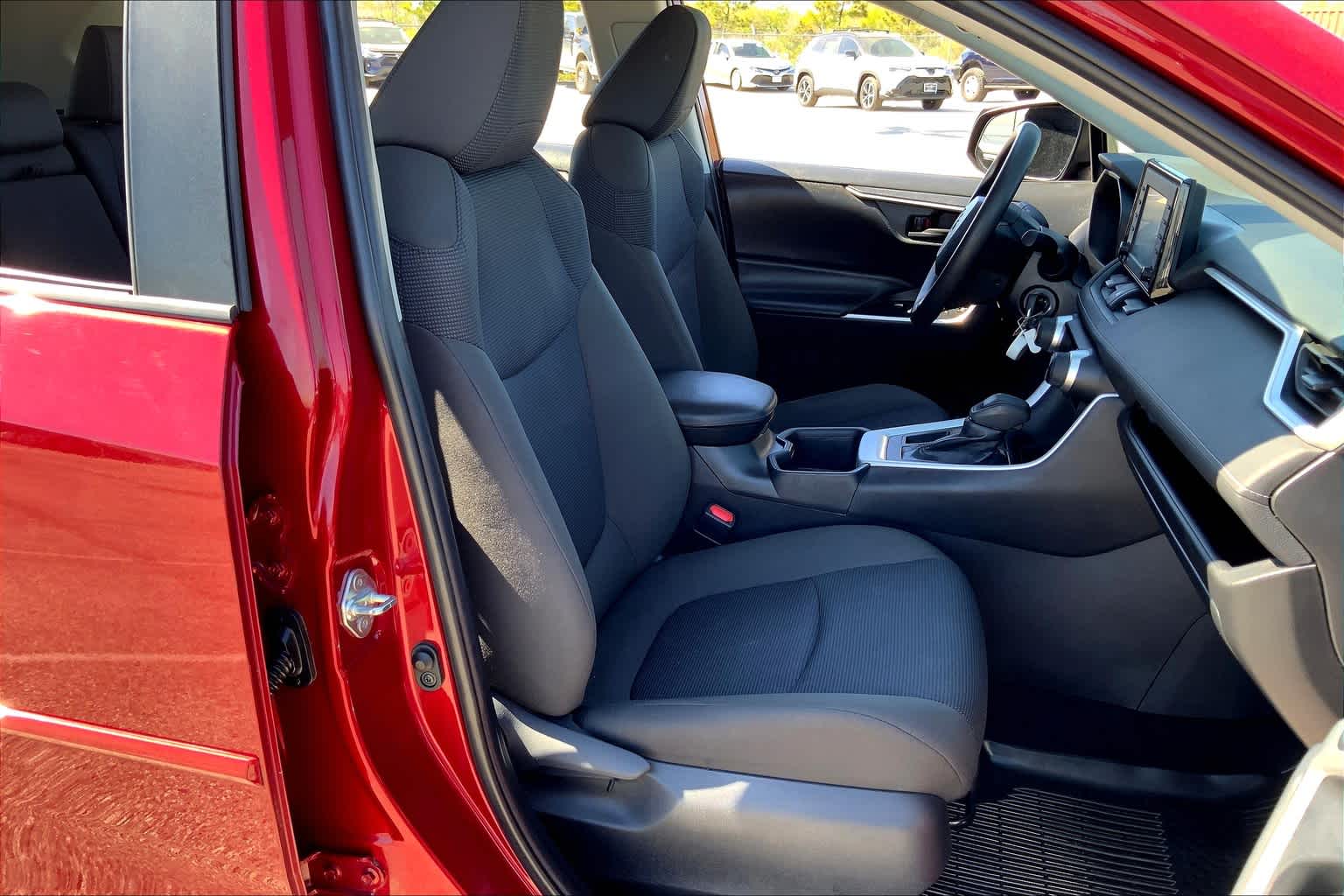 2022 Toyota RAV4 LE Ruby Flare Pearl at Tomball Ford