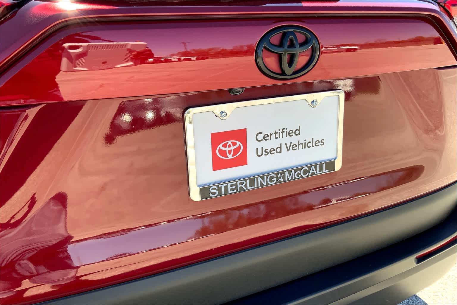 2022 Toyota RAV4 LE Ruby Flare Pearl at Tomball Ford