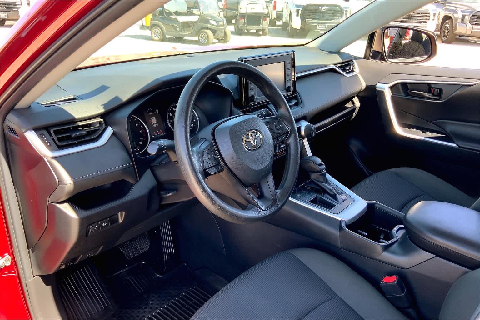 2022 Toyota RAV4 LE Ruby Flare Pearl at Tomball Ford