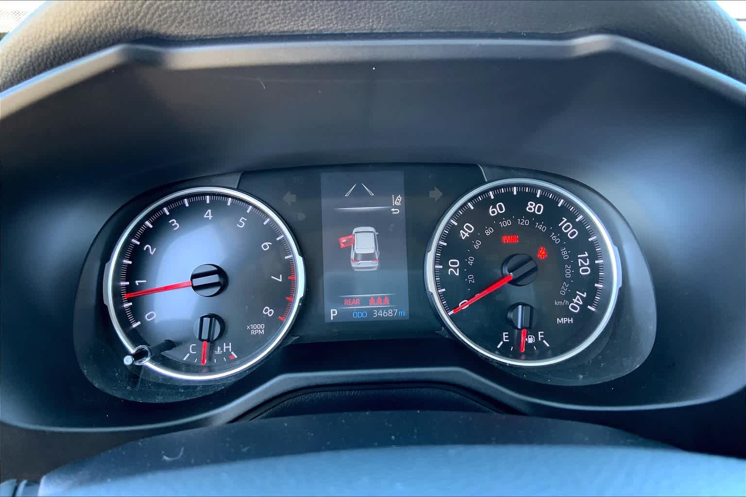 2022 Toyota RAV4 LE Ruby Flare Pearl at Tomball Ford