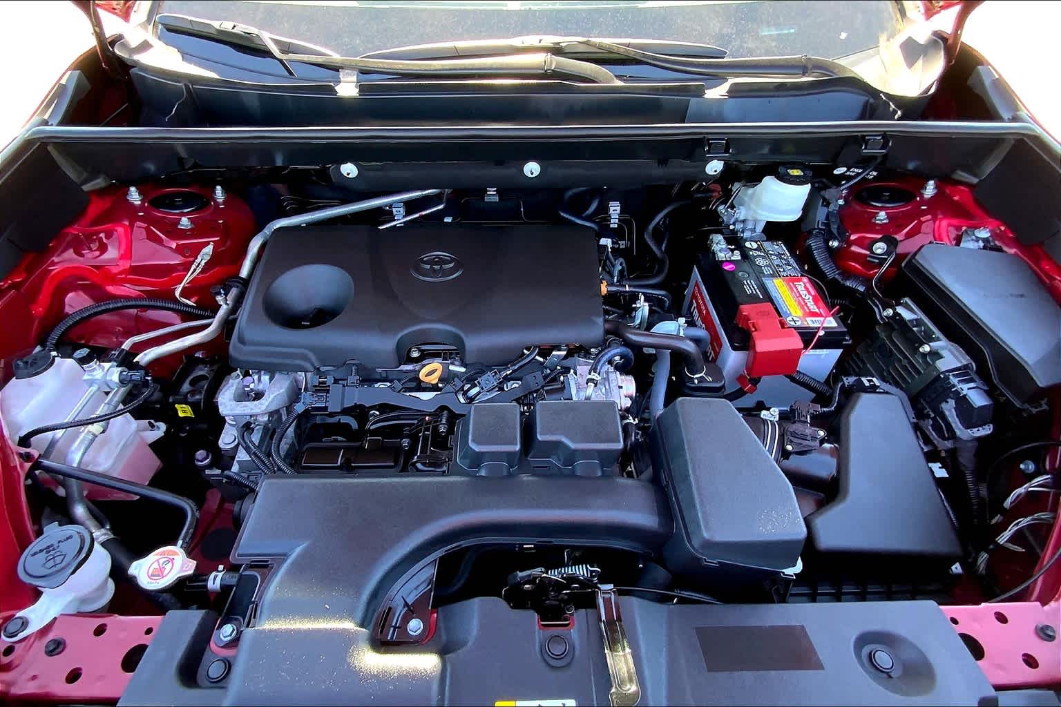 2022 Toyota RAV4 LE Ruby Flare Pearl at Tomball Ford