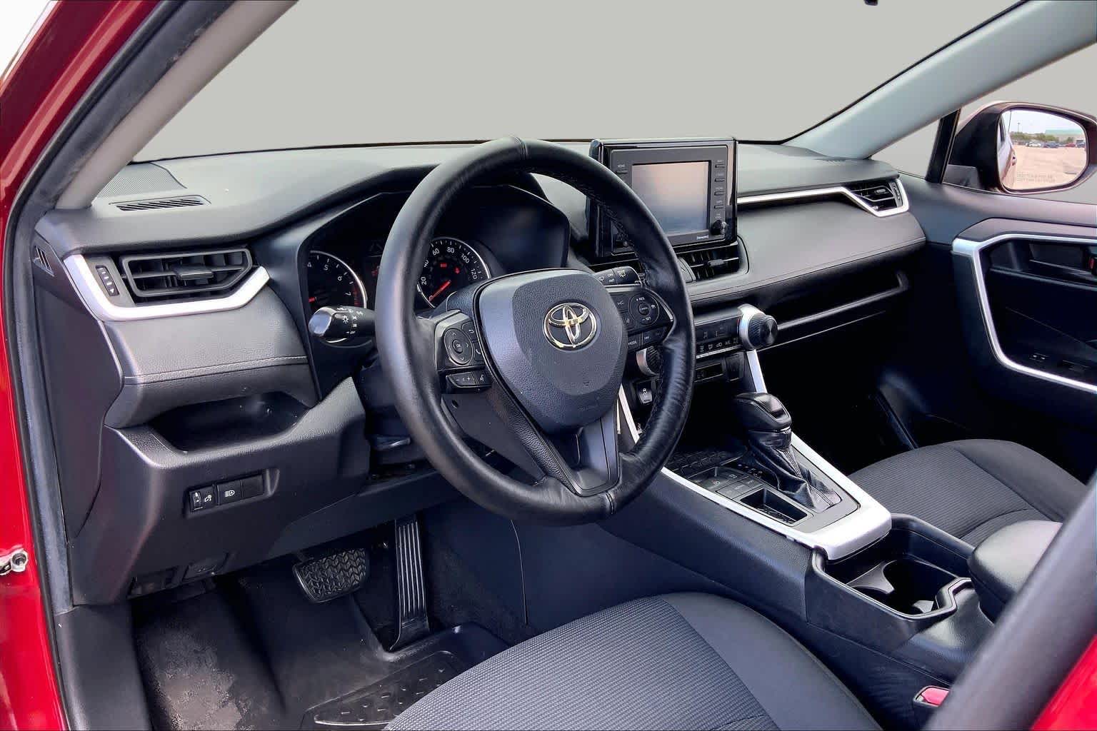 2021 Toyota RAV4 LE Ruby Flare Pearl at Group 1 Toyota Southwest