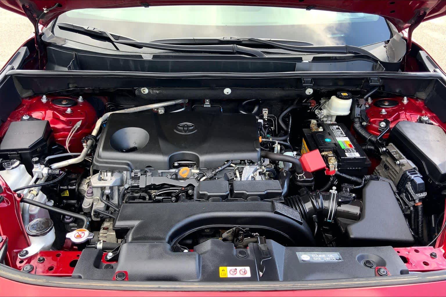 2021 Toyota RAV4 LE Ruby Flare Pearl at Group 1 Toyota Southwest