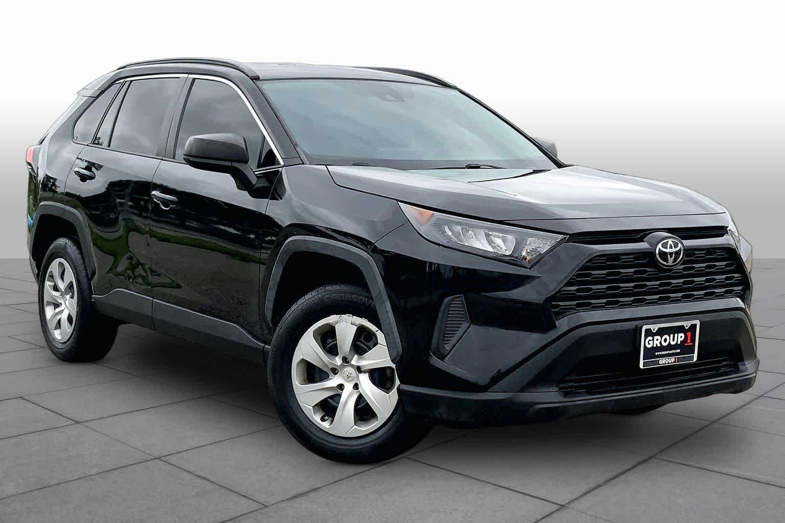 2021 Toyota RAV4 LE Midnight Black Metallic at Group 1 Toyota Southwest