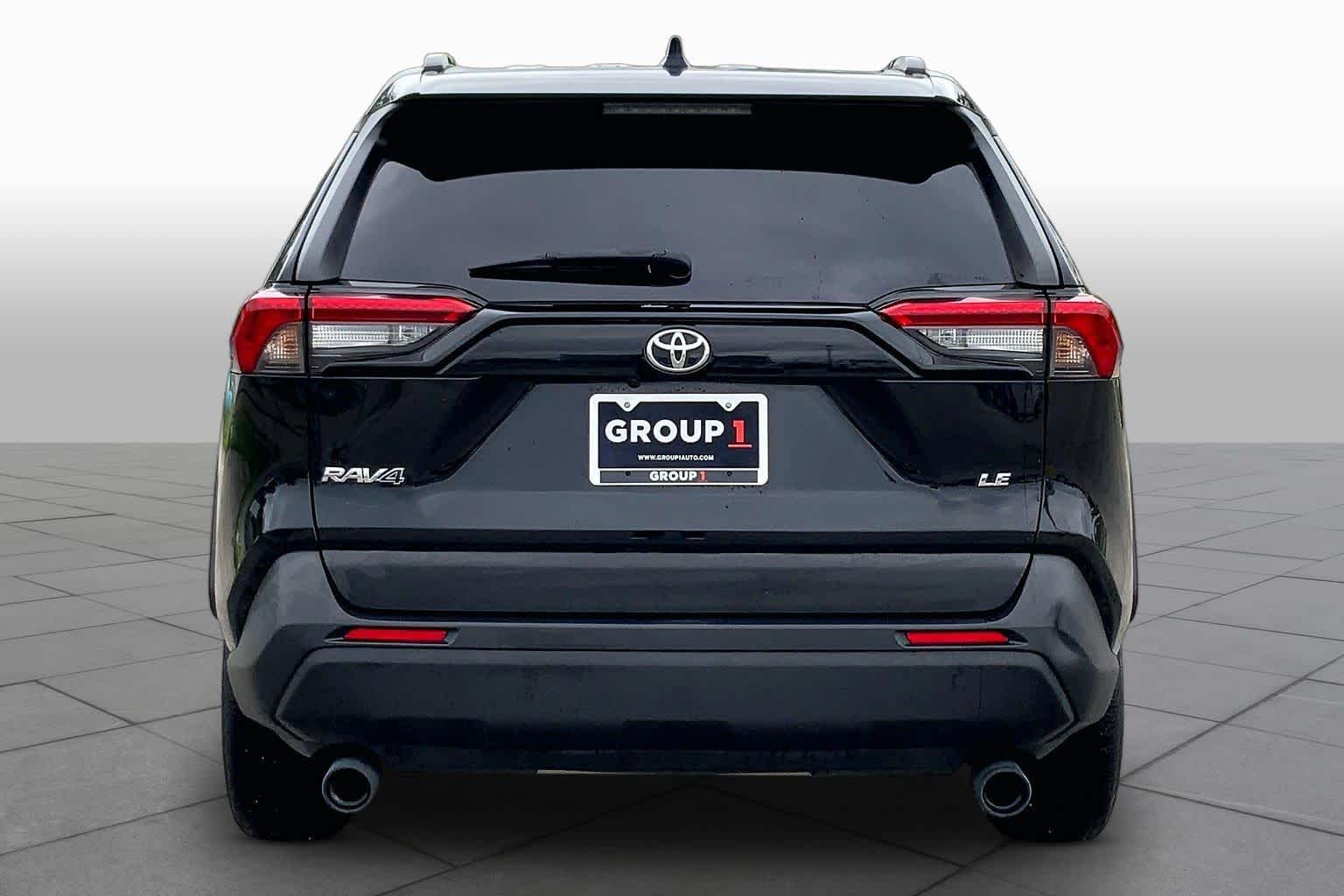 2021 Toyota RAV4 LE Midnight Black Metallic at Group 1 Toyota Southwest
