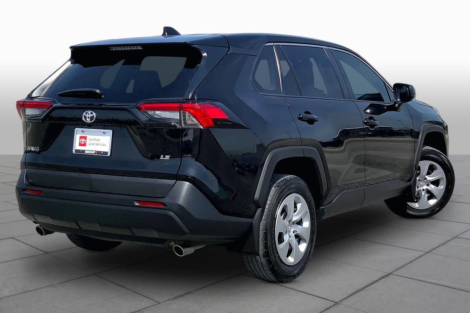 2022 Toyota RAV4 LE Midnight Black Metallic at Lexus Southwest Houston