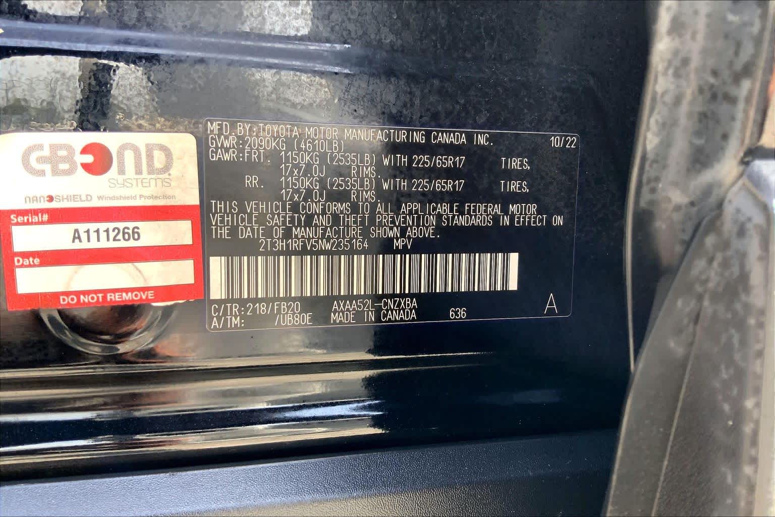 2022 Toyota RAV4 LE Midnight Black Metallic at Lexus Southwest Houston