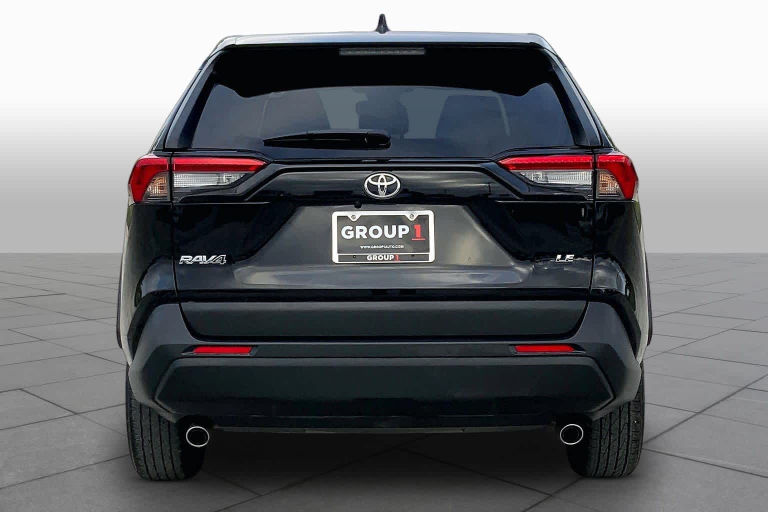 2025 Toyota RAV4 LE Midnight Black Metallic at Group 1 Toyota Southwest