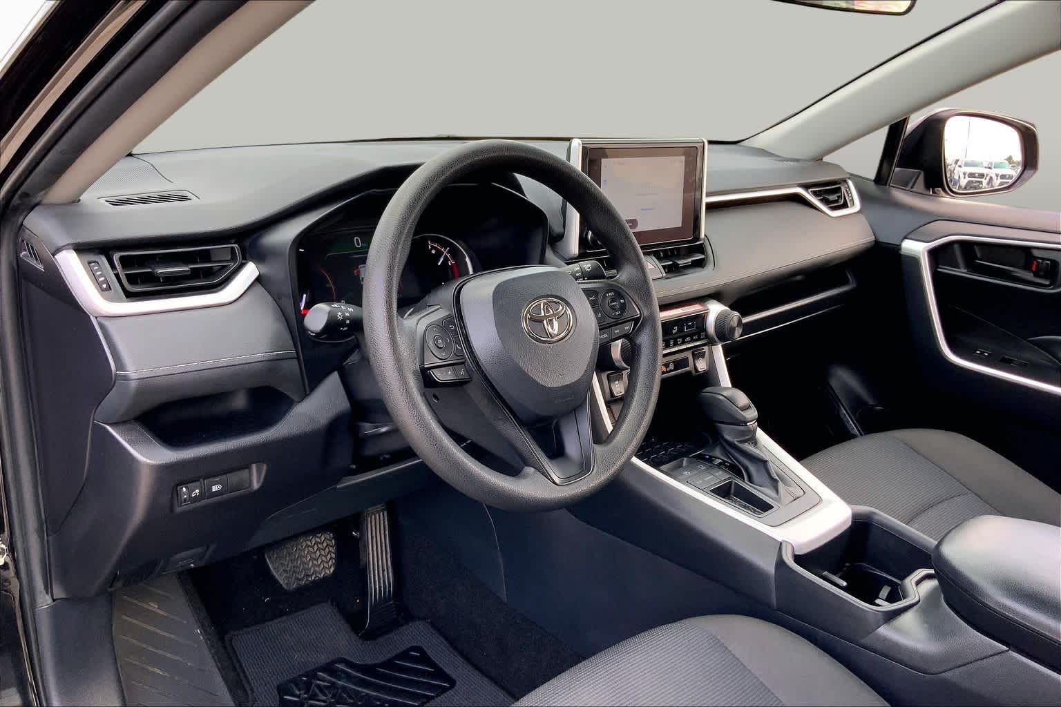 2025 Toyota RAV4 LE Midnight Black Metallic at Group 1 Toyota Southwest