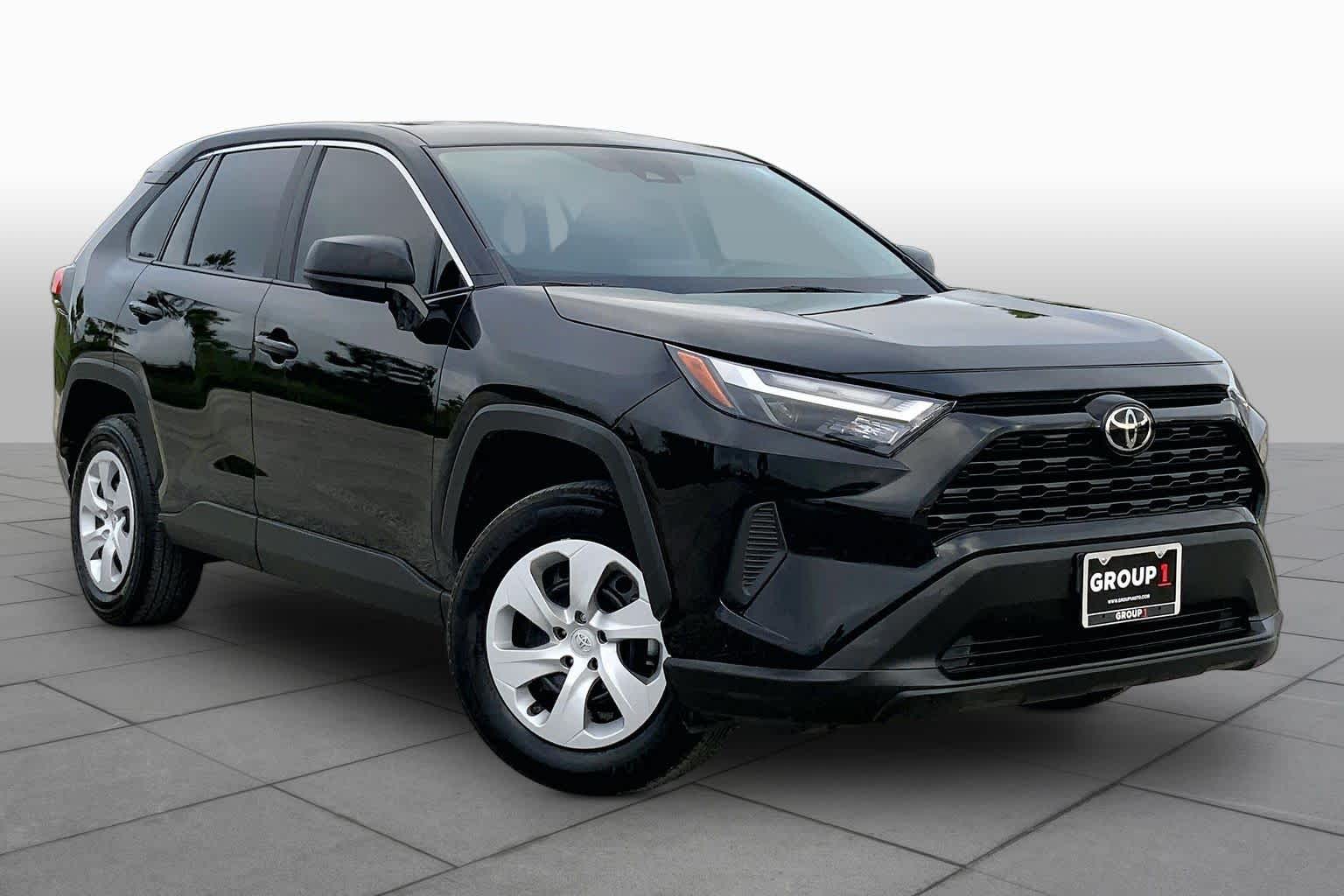 2025 Toyota RAV4 LE Midnight Black Metallic at Group 1 Toyota Southwest