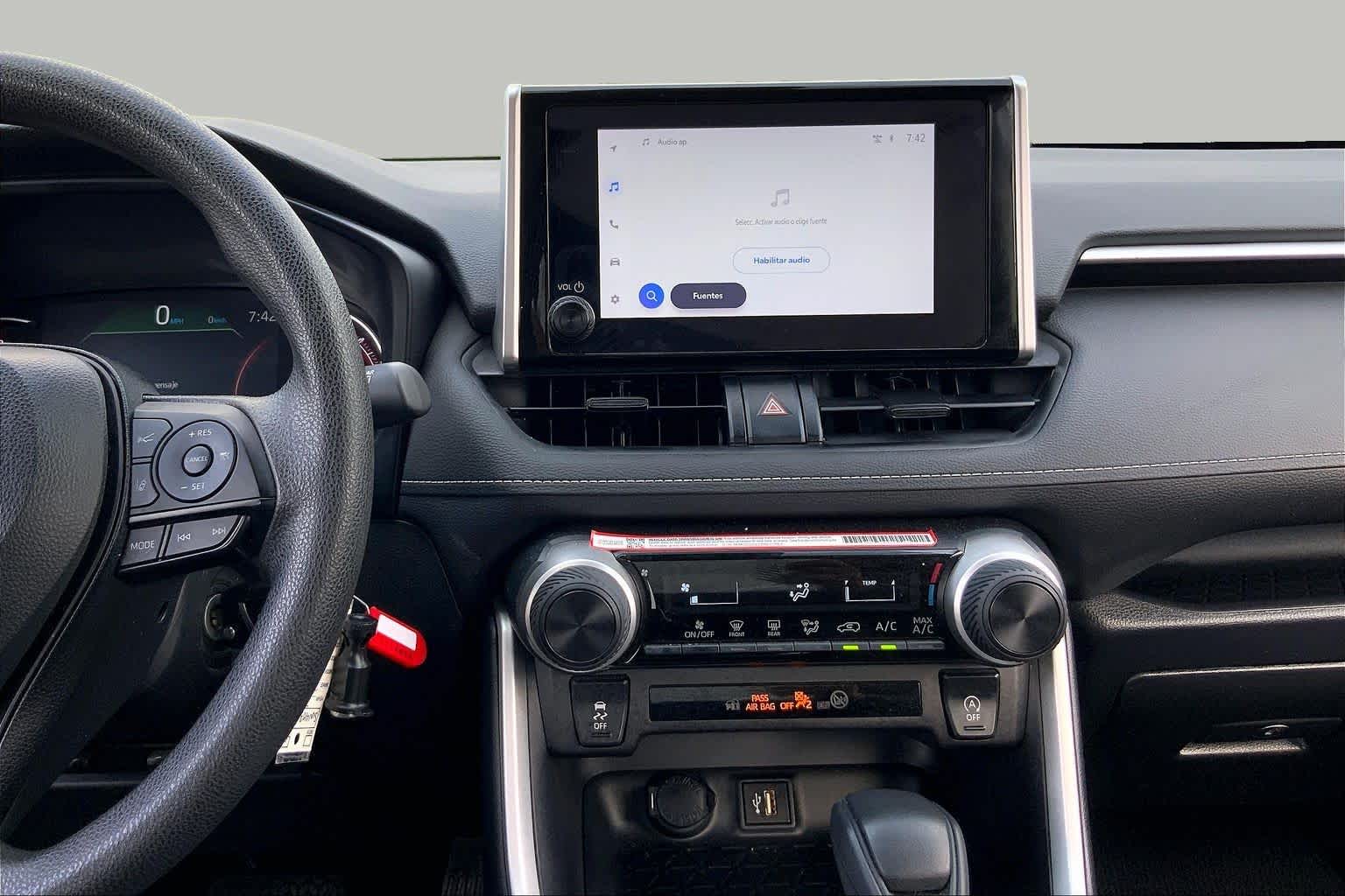 2025 Toyota RAV4 LE Midnight Black Metallic at Group 1 Toyota Southwest