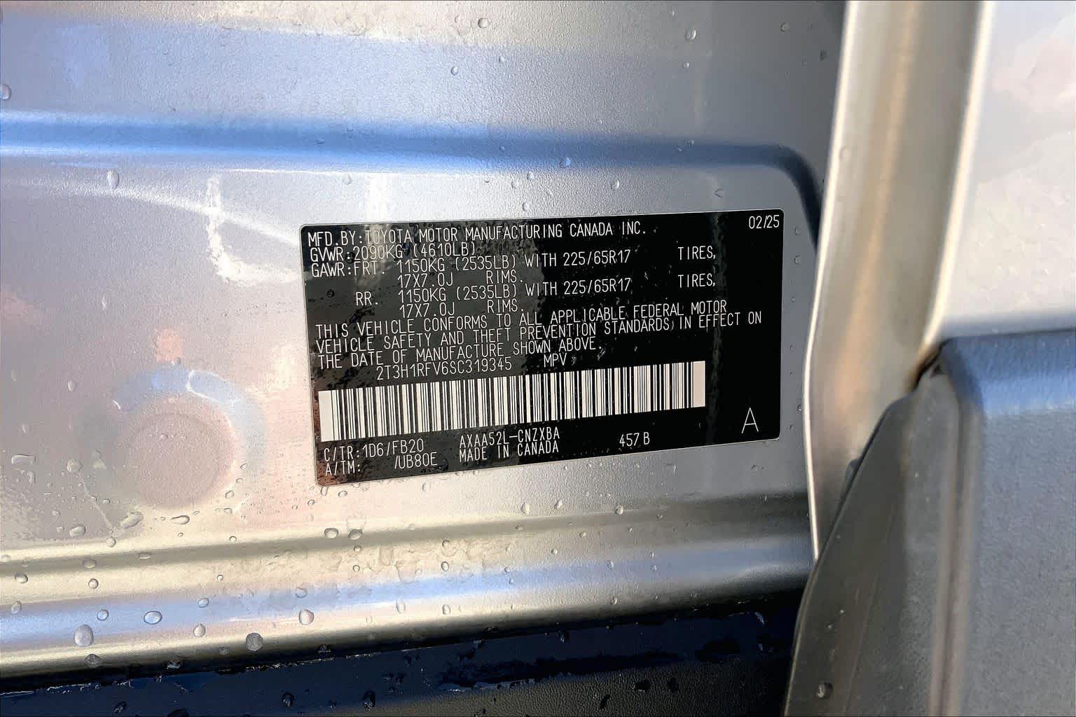 2025 Toyota RAV4 LE Silver Sky Metallic at Group 1 Toyota Southwest