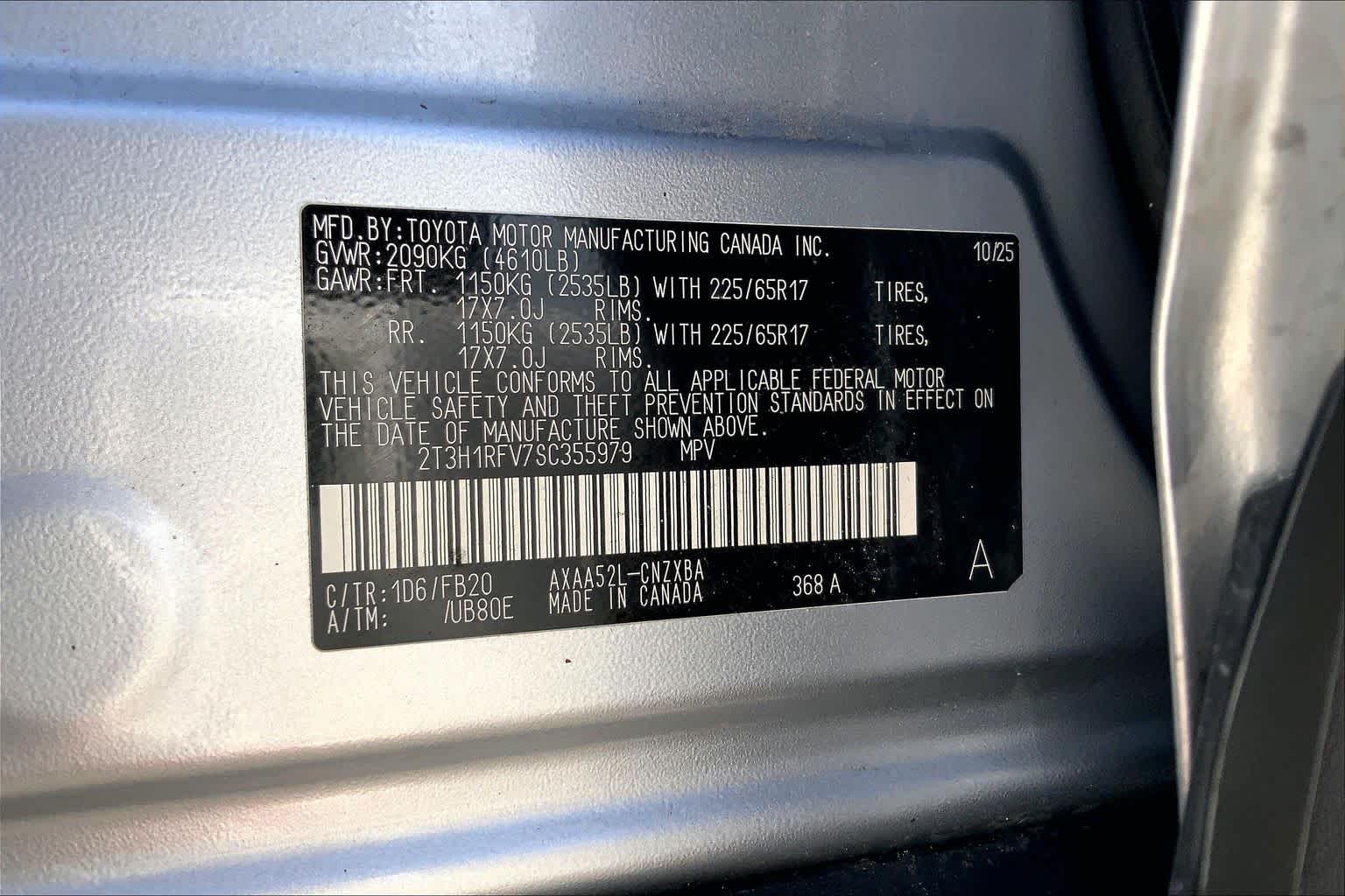 2025 Toyota RAV4 LE Silver Sky Metallic at Group 1 Toyota Southwest