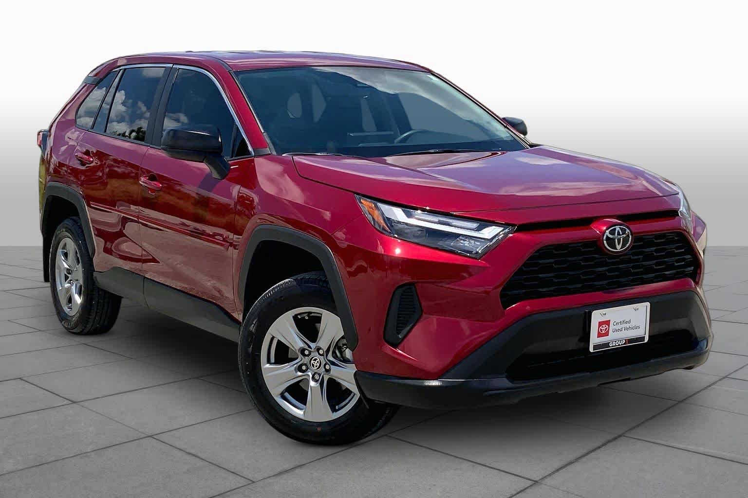 2025 Toyota RAV4 LE Ruby Flare Pearl at Group 1 Toyota Southwest