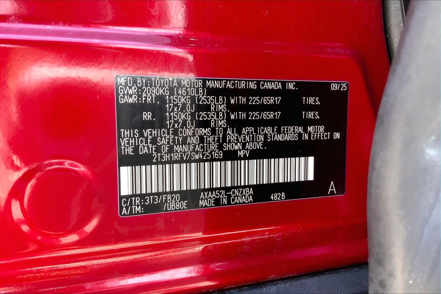 2025 Toyota RAV4 LE Ruby Flare Pearl at Group 1 Toyota Southwest