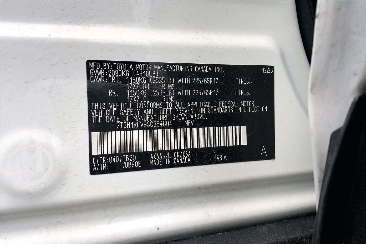 2025 Toyota RAV4 LE Ice Cap at Group 1 Toyota Southwest