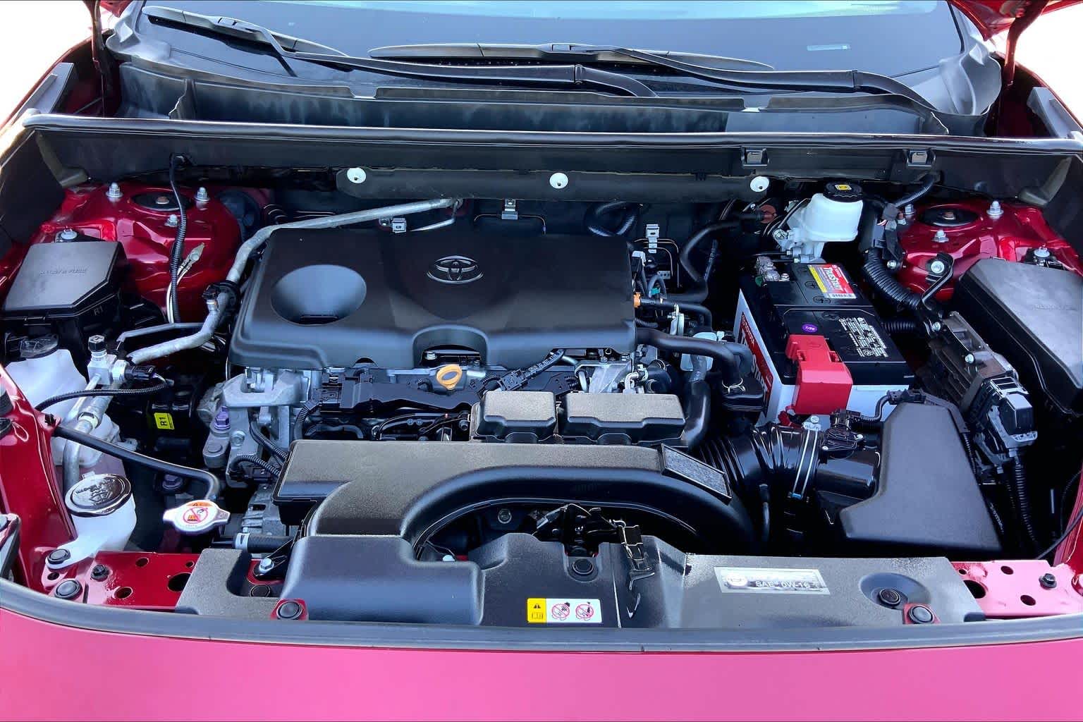 2020 Toyota RAV4 LE Ruby Flare Pearl at Group 1 Toyota Southwest