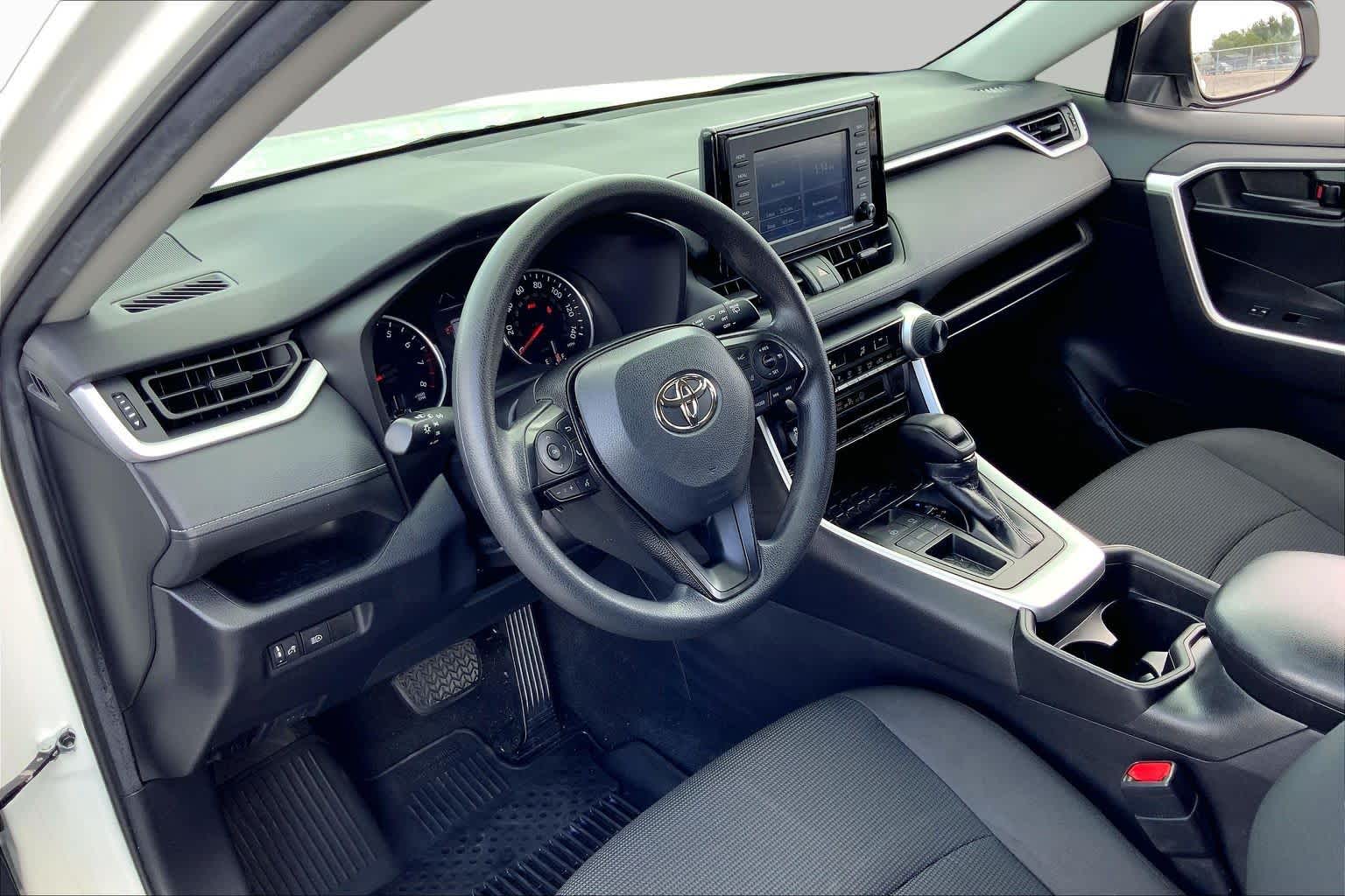 2021 Toyota RAV4 LE Super White at Lexus Southwest Houston