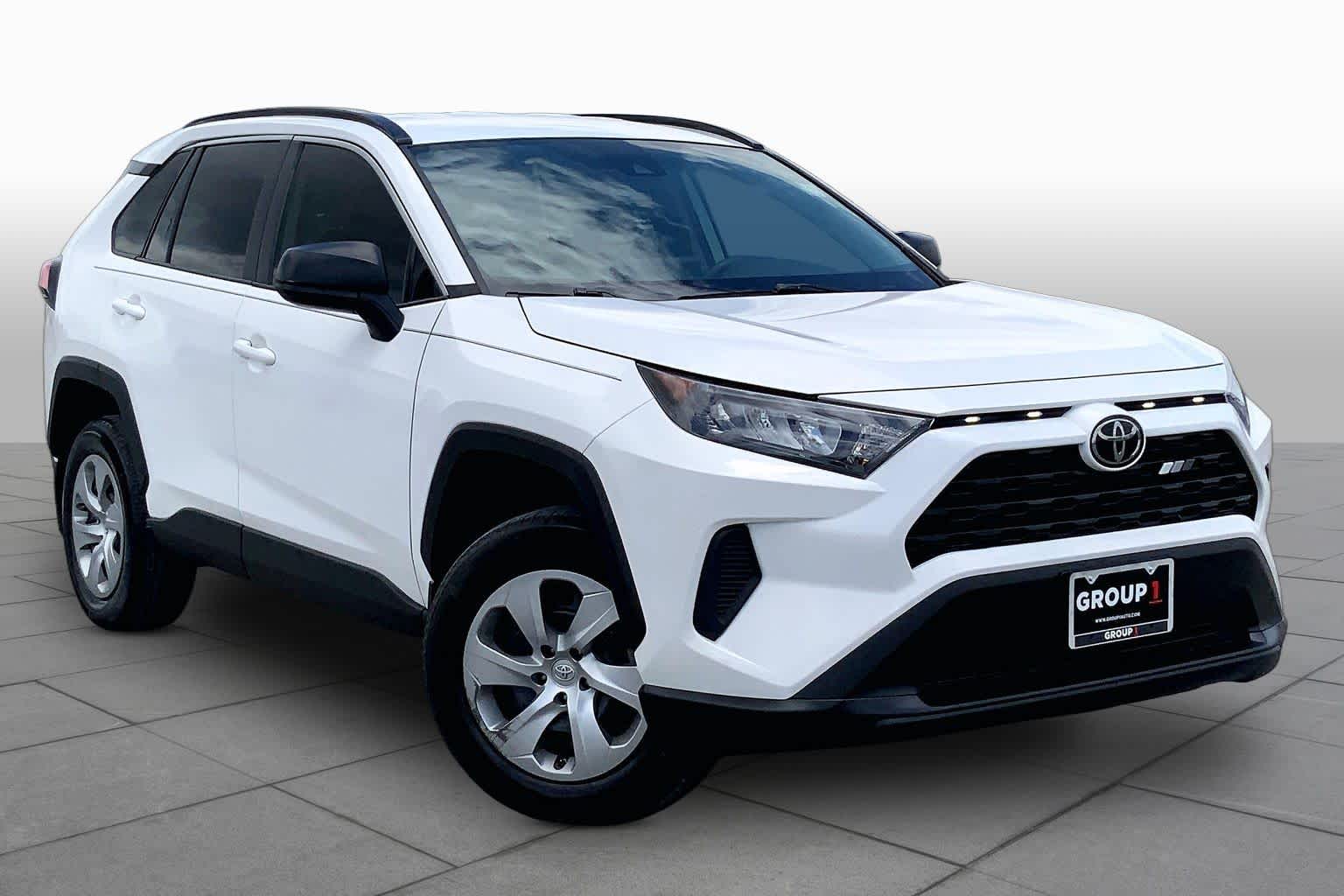 2021 Toyota RAV4 LE Super White at Lexus Southwest Houston