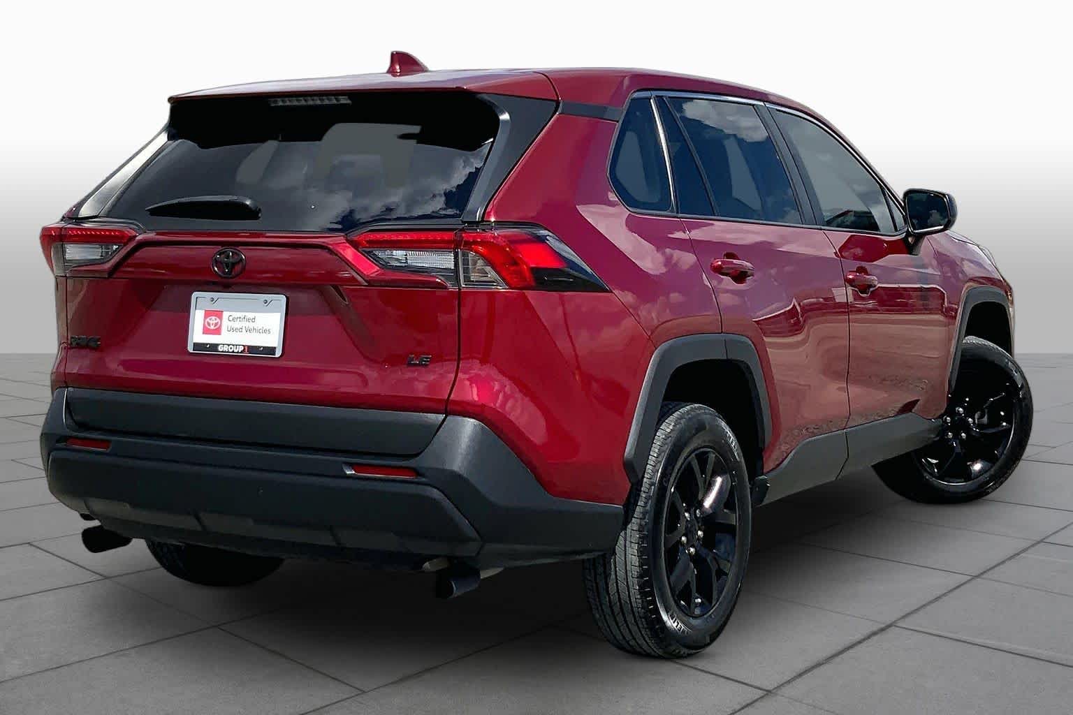2022 Toyota RAV4 LE Ruby Flare Pearl at Group 1 Toyota Southwest